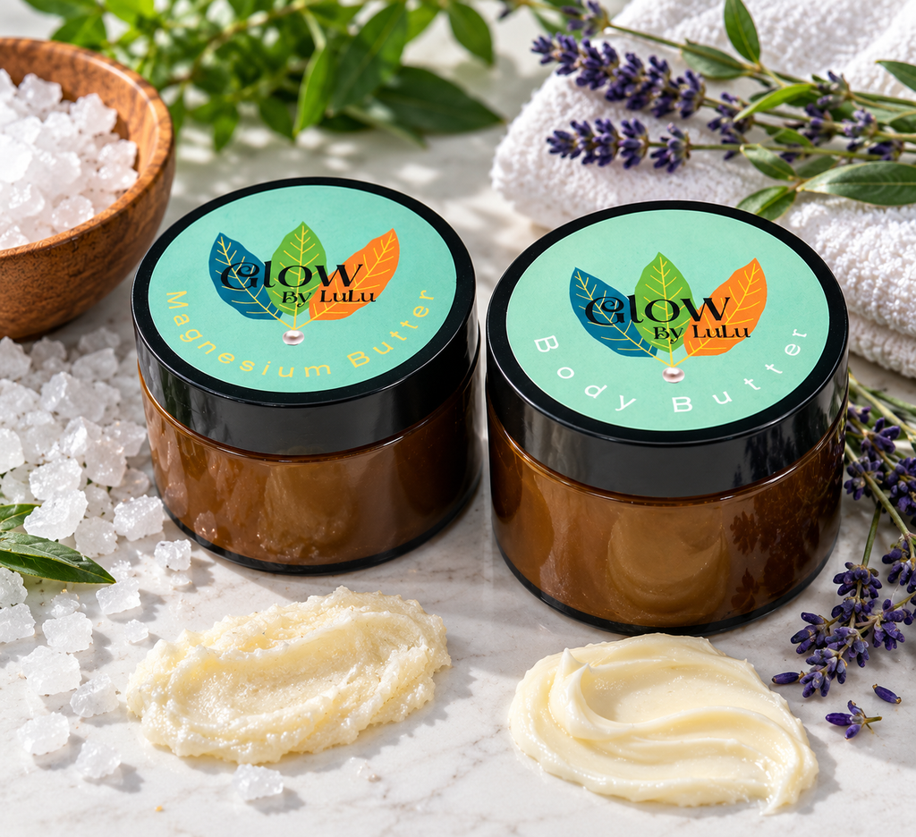 The Glow and Unwind Gift Box | Magnesium Body Butter