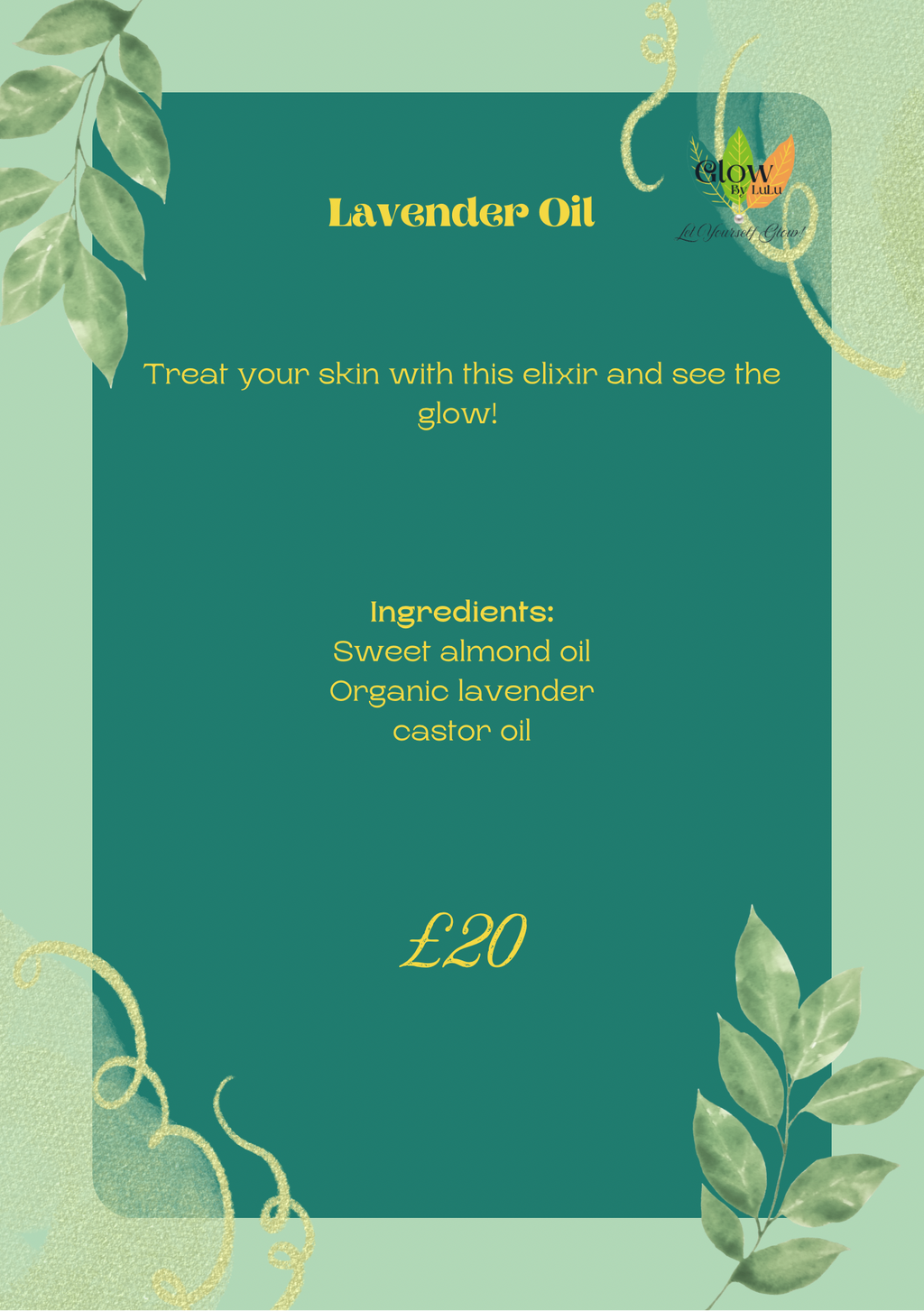 Lavender Face Oil