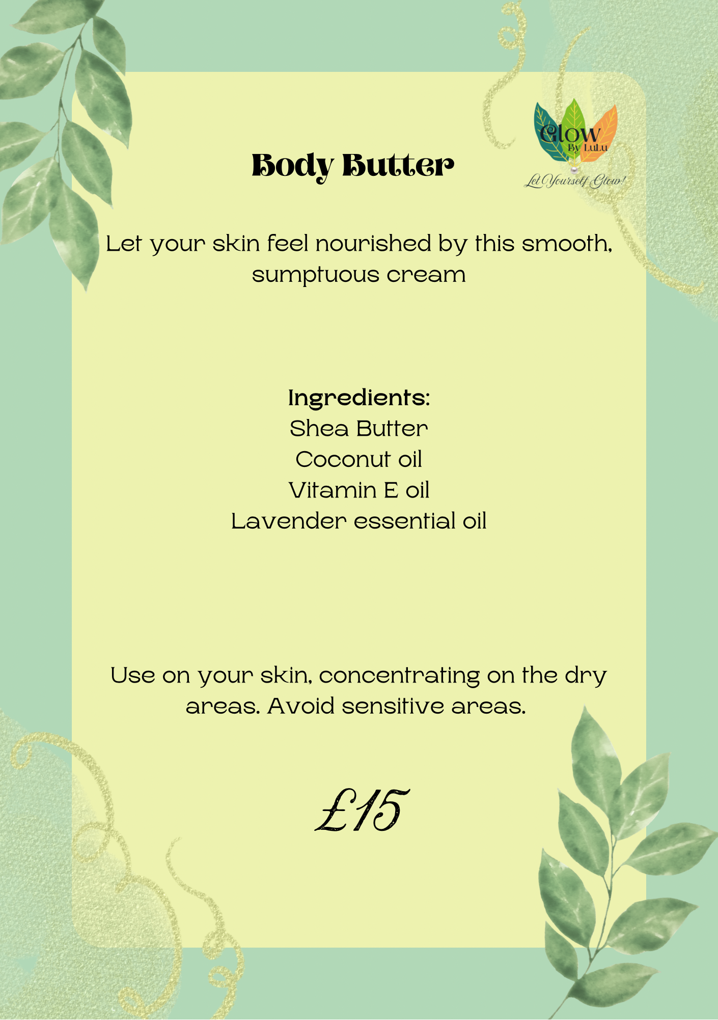 Lavender Body Butter
