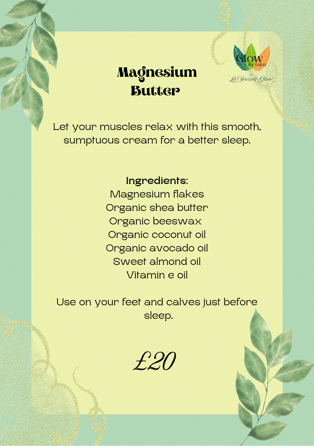 Magnesium Butter