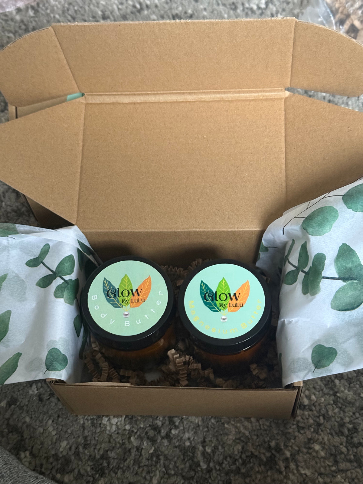 The Glow and Unwind Gift Box | Magnesium Body Butter